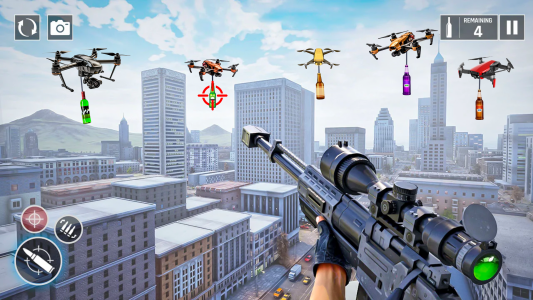 اسکرین شات بازی Offline Bottle Shooting Games 3