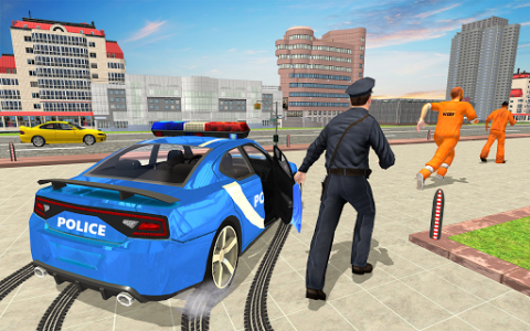 اسکرین شات بازی Drive Police Car Gangsters Chase : Free Games 6