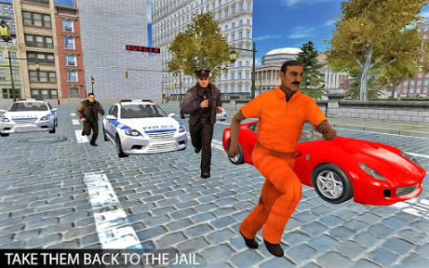 اسکرین شات بازی Drive Police Car Gangsters Chase : Free Games 4