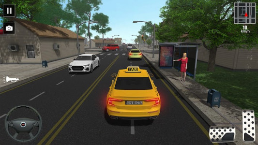 اسکرین شات برنامه Modern Taxi Drive Parking 3D Game: Taxi Games 2021 1