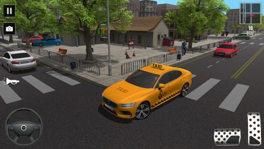 اسکرین شات برنامه Modern Taxi Drive Parking 3D Game: Taxi Games 2021 4
