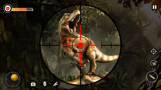 اسکرین شات برنامه Dino Hunter 3D - Hunting Games 4