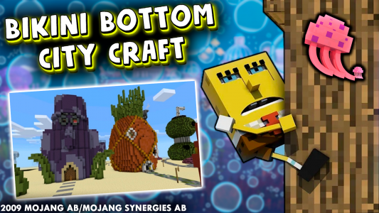 اسکرین شات بازی Bikini Bottom City Craft Map 1