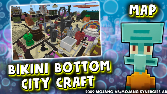 اسکرین شات بازی Bikini Bottom City Craft Map 4