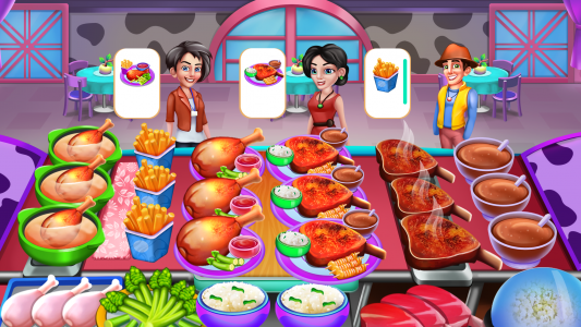 اسکرین شات بازی Cooking Food: Time Management 2