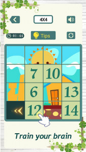 اسکرین شات بازی Numpuz2 - Slide Number Picture Puzzle 1