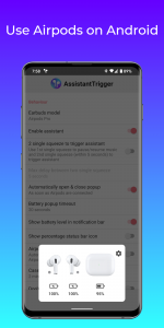 اسکرین شات برنامه Assistant Trigger: for AirPods 1