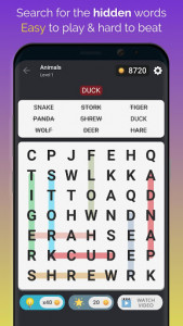 اسکرین شات بازی Word Search Puzzle Free - Find Hidden Word Game 2