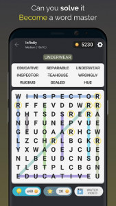 اسکرین شات بازی Word Search Puzzle Free - Find Hidden Word Game 4