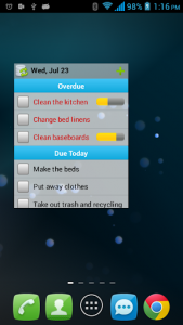 اسکرین شات برنامه Chore Checklist - Lite 4