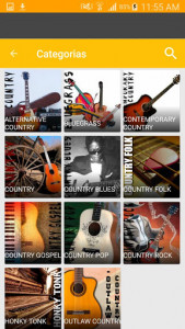 اسکرین شات برنامه Country Music 7