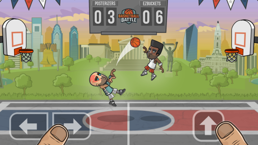 اسکرین شات 1 بازی Basketball Battle