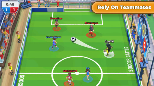اسکرین شات 3 بازی Soccer Battle -  PvP Football