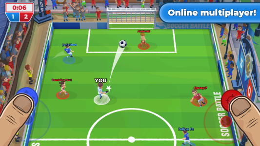 اسکرین شات 1 بازی Soccer Battle -  PvP Football