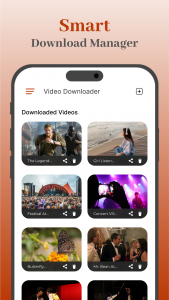 اسکرین شات برنامه HD Video Downloader 6