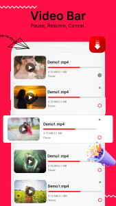 اسکرین شات 4 برنامه All Downloader HD Video Movies