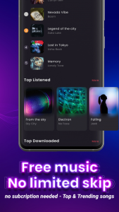 اسکرین شات 2 برنامه Music Downloader & MP3 Player