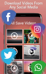 اسکرین شات برنامه All Video HD Downloader App 1