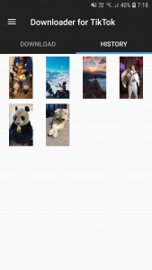 اسکرین شات برنامه Downloader for TikTok 4