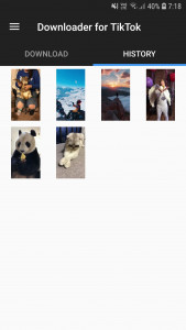 اسکرین شات 4 برنامه Downloader for TikTok