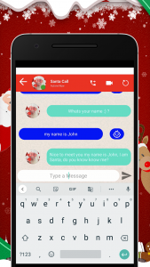 اسکرین شات برنامه Video Call From Santa Claus 4