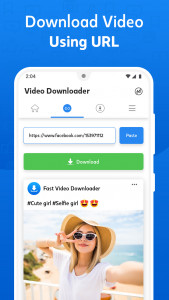 اسکرین شات برنامه Video downloader for Facebook 2