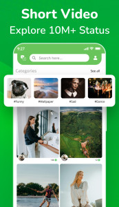 اسکرین شات 4 برنامه Status Saver - Video Download