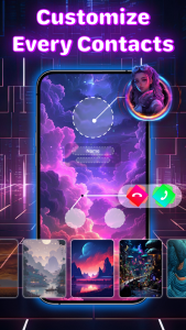 اسکرین شات برنامه Call Screen Theme: Color Phone 4