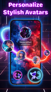 اسکرین شات برنامه Call Screen Theme: Color Phone 3