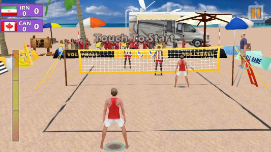 اسکرین شات بازی بازی والیبال ساحلی سه بعدی 3