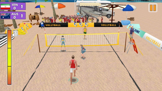 اسکرین شات بازی بازی والیبال ساحلی سه بعدی 2