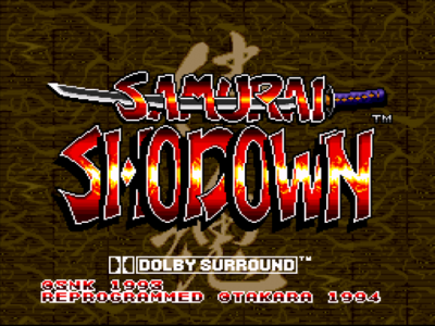 اسکرین شات بازی بازی:Samurai Showdown 1