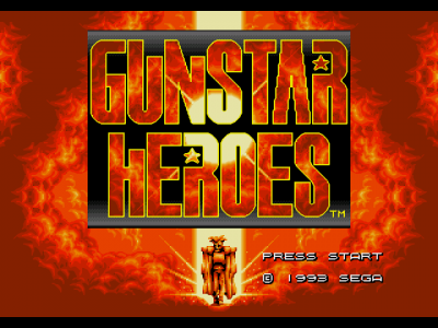 اسکرین شات بازی قهرمانان Gunstar 1