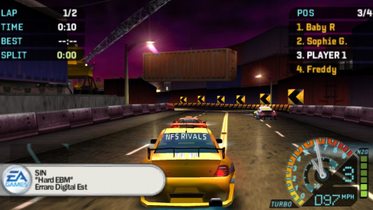 اسکرین شات بازی مسابقات ماشینی زیر زمینی 3