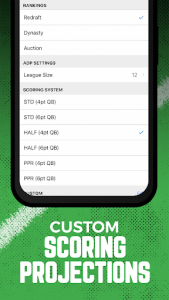 اسکرین شات برنامه Fantasy Football Draft Kit 2020 - UDK 6