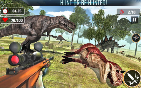 اسکرین شات بازی Dino Games - 3D Hunting Games 1