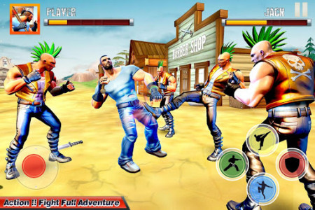 اسکرین شات بازی Street Fighting Village Kung Fu Fight Games 6