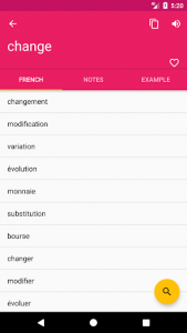 اسکرین شات برنامه French English Offline Dictionary & Translator 2