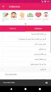 اسکرین شات 6 برنامه French Persian Dictionary