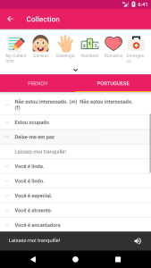 اسکرین شات 6 برنامه French Portuguese Dictionary