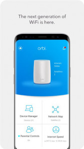 اسکرین شات برنامه NETGEAR Orbi – WiFi System App 1