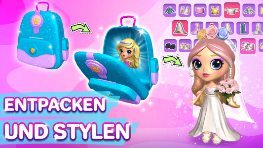 اسکرین شات 1 برنامه Go! Dolliz: 3D Puppen Anziehen