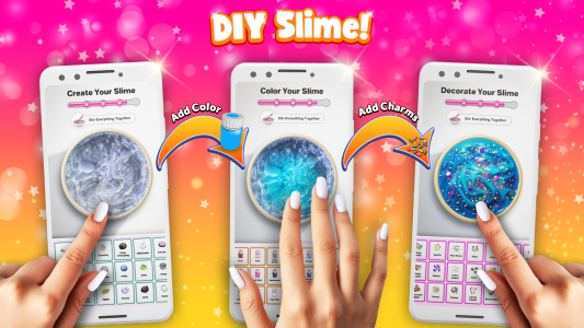 اسکرین شات 3 برنامه Super Slime Simulator: DIY Art