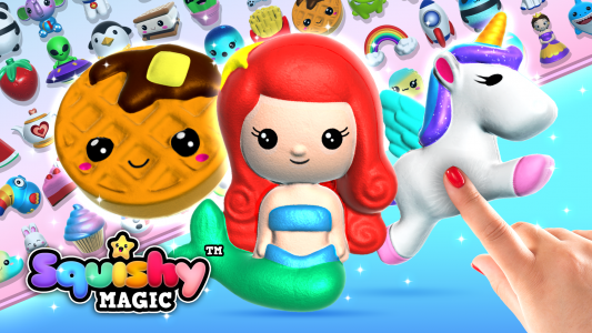 اسکرین شات برنامه Squishy Magic: 3D Toy Coloring 1