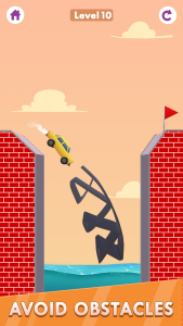 اسکرین شات 3 بازی Draw The Bridge 3D