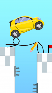 اسکرین شات بازی Draw 2 Bridge: Draw Save Car 3