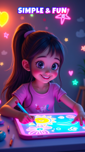 اسکرین شات 8 برنامه Neon Brush - Glow Draw & Paint