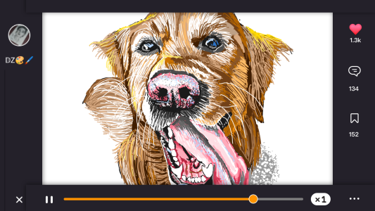 اسکرین شات 7 برنامه SketchOne: Artist Community