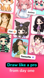 اسکرین شات 1 برنامه AR Drawing: Sketch & Draw