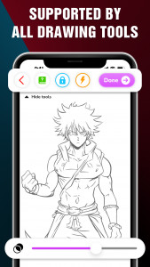 اسکرین شات 4 برنامه Draw Anime: AR Drawing Sketch
